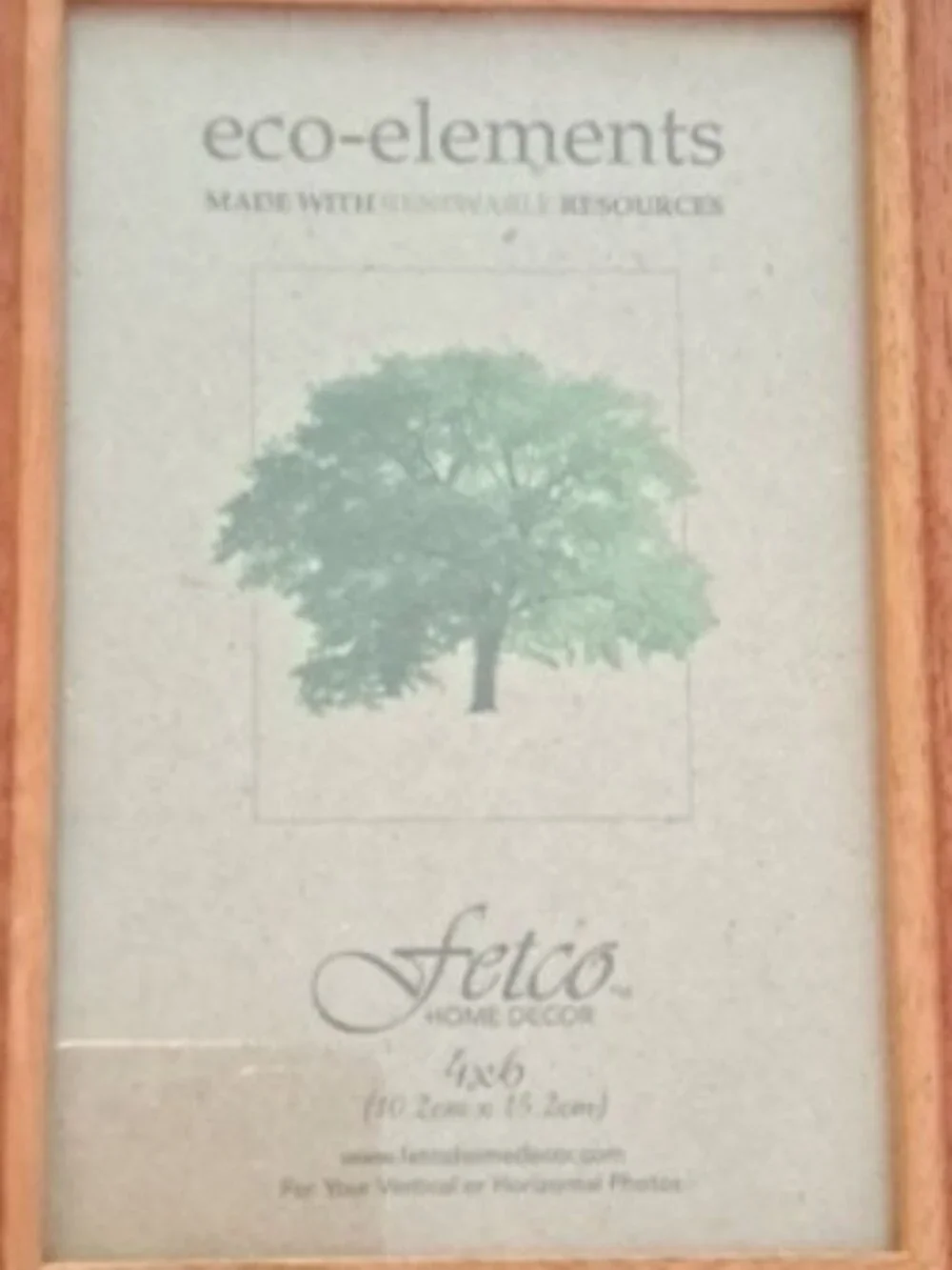 Fetco Wooden Picture Frames in Natural Brown (Set of 3) - Picture 6 of 6